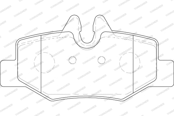 Brake Pad Set, disc brake (WBP24008A)