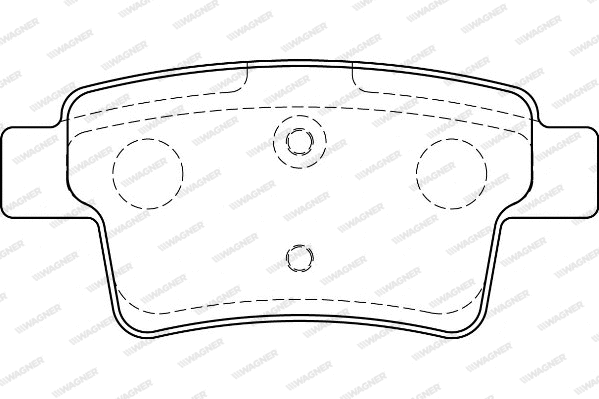 Brake Pad Set, disc brake (WBP24540A)