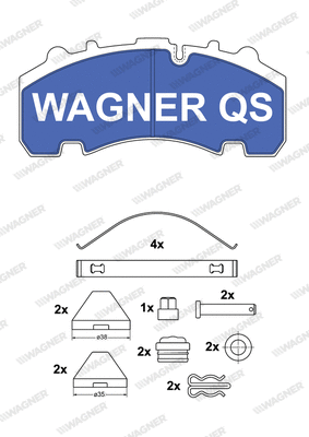 Brake Pad Set, disc brake (2926304950)