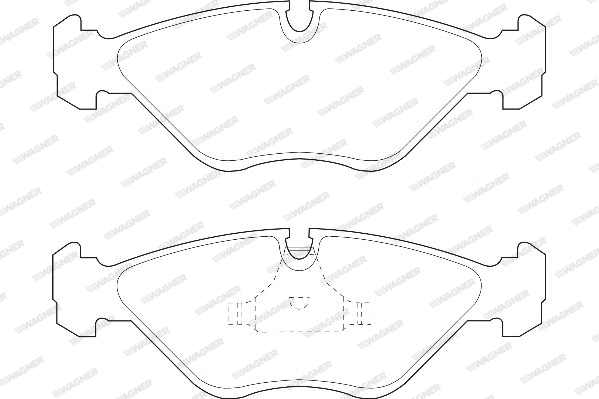 Brake Pad Set, disc brake (WBP21154A)