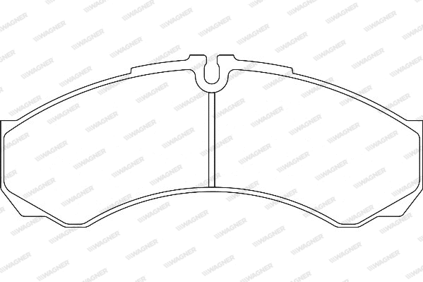 Brake Pad Set, disc brake (WBP29121B)