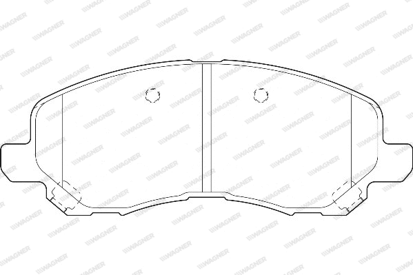 Brake Pad Set, disc brake (WBP23584A)