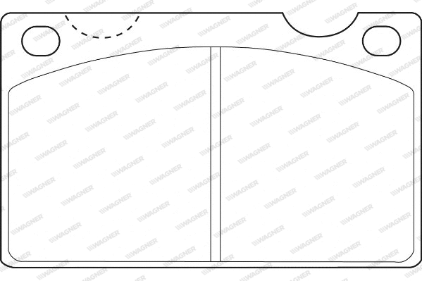 Brake Pad Set, disc brake (WBP20153A)