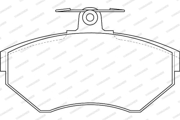 Brake Pad Set, disc brake (WBP21945C)
