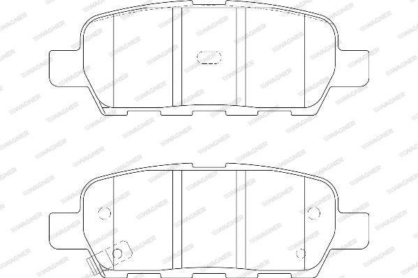 Brake Pad Set, disc brake (WBP23871A)