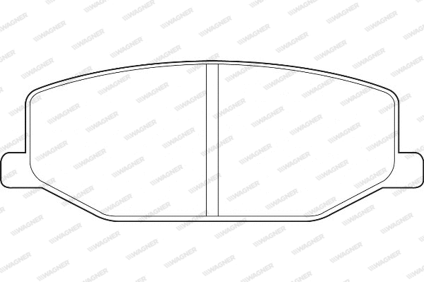 Brake Pad Set, disc brake (WBP21142A)