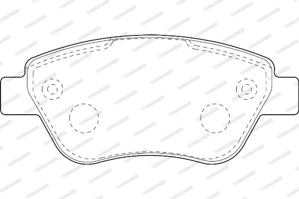 Brake Pad Set, disc brake (WBP23705B)
