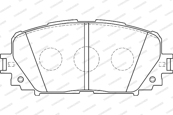 Brake Pad Set, disc brake (WBP24708A)
