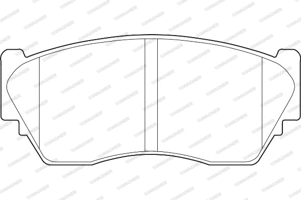 Brake Pad Set, disc brake (WBP21657A)