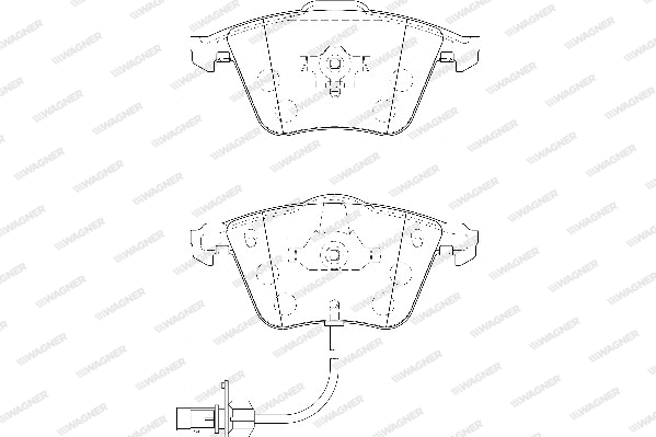 Brake Pad Set, disc brake (WBP23763A)