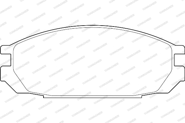 Brake Pad Set, disc brake (WBP20098A)