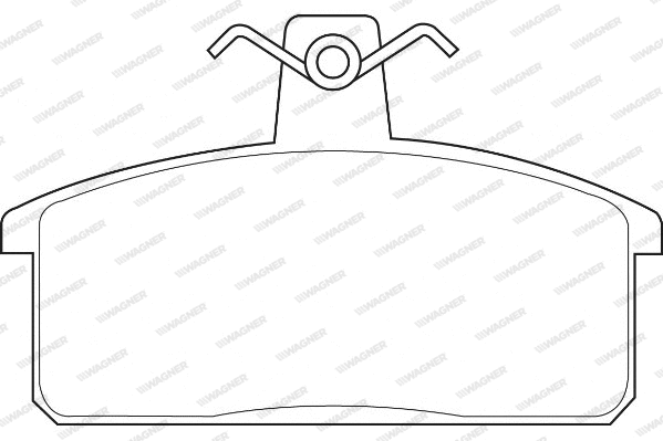 Brake Pad Set, disc brake (WBP21418A)