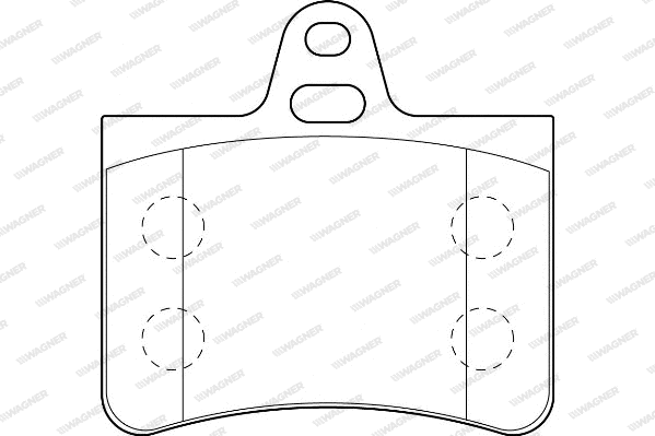 Brake Pad Set, disc brake (WBP23305A)
