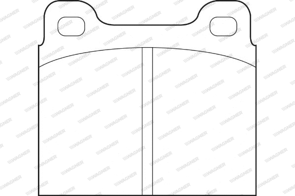 Brake Pad Set, disc brake (WBP20034A)