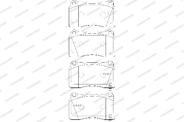 Brake Pad Set, disc brake (WBP23092C)