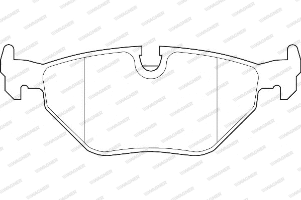 Brake Pad Set, disc brake (WBP20995A)