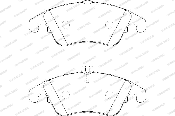 Brake Pad Set, disc brake (WBP24310A)