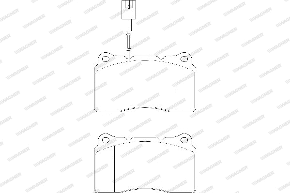 Brake Pad Set, disc brake (WBP23092A)