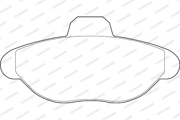 Brake Pad Set, disc brake (WBP21365A)