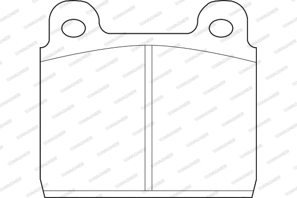 Brake Pad Set, disc brake (WBP20011B)