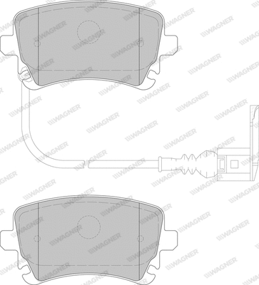 Brake Pad Set, disc brake (WBP23326A)