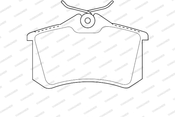 Brake Pad Set, disc brake (WBP20961B)
