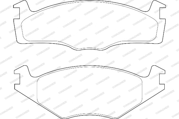Brake Pad Set, disc brake (WBP20887C)