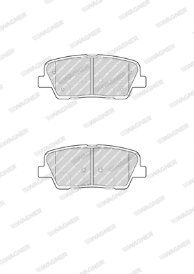 Brake Pad Set, disc brake (QC1284)