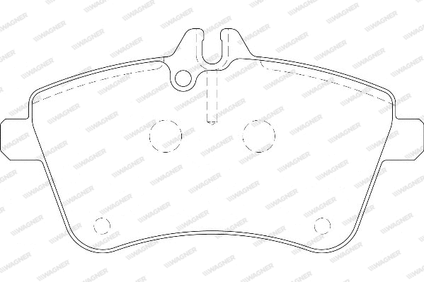 Brake Pad Set, disc brake (WBP23881A)