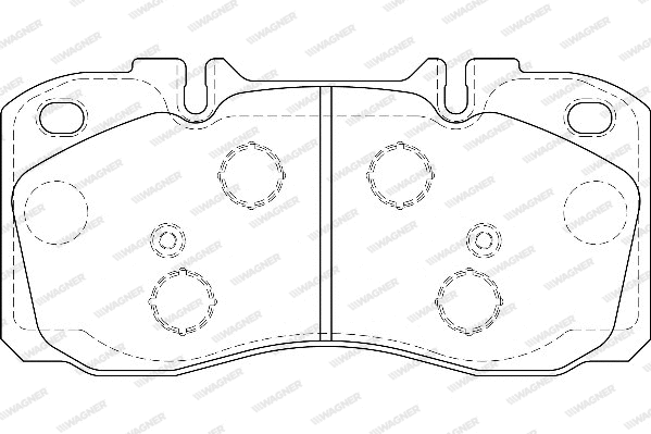 Brake Pad Set, disc brake (WBP29122A)