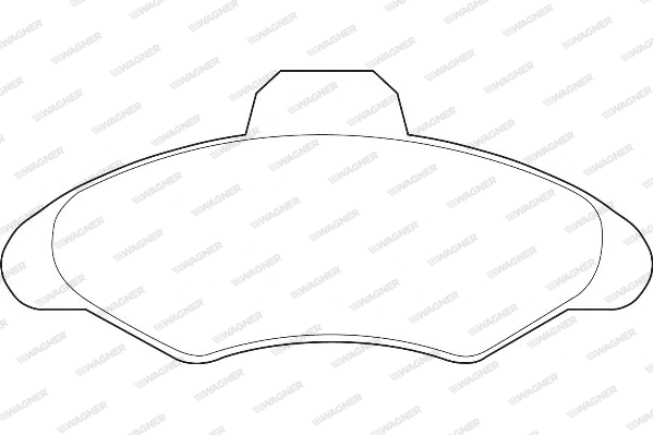 Brake Pad Set, disc brake (WBP21171A)