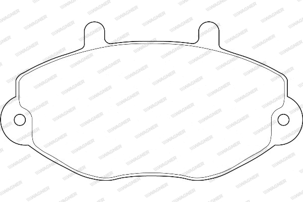 Brake Pad Set, disc brake (WBP21469A)