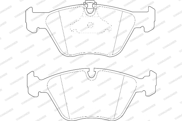 Brake Pad Set, disc brake (WBP21676A)