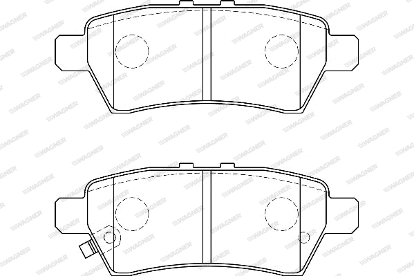 Brake Pad Set, disc brake (WBP24240A)