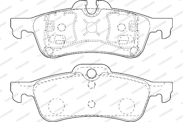 Brake Pad Set, disc brake (WBP23716A)