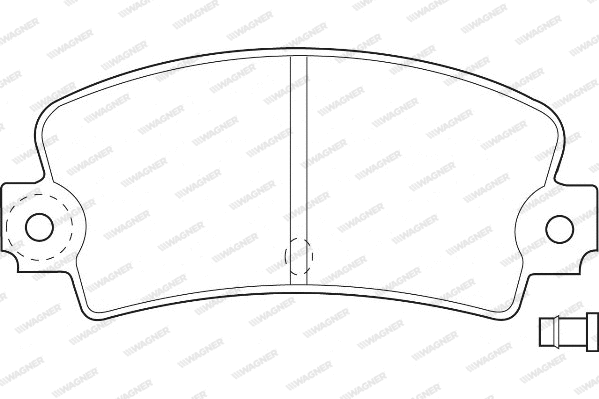 Brake Pad Set, disc brake (WBP20336A)