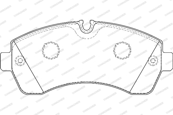 Brake Pad Set, disc brake (WBP29200A)