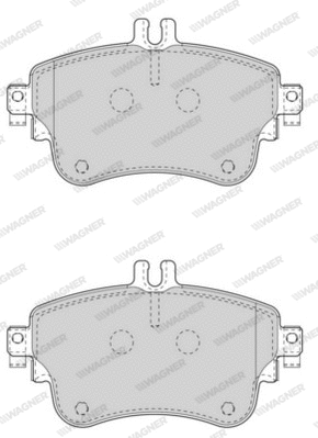 Brake Pad Set, disc brake (WBP25326A)
