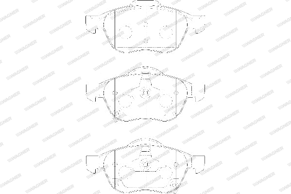 Brake Pad Set, disc brake (WBP23996A)