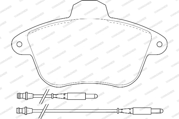 Brake Pad Set, disc brake (WBP21507A)