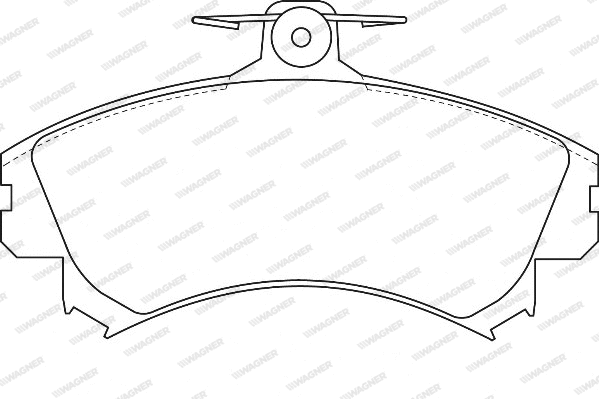 Brake Pad Set, disc brake (WBP21920A)