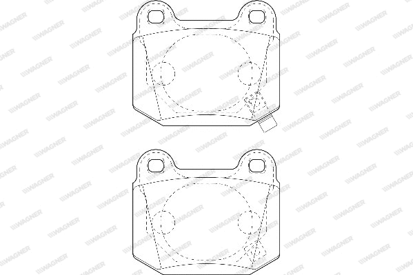 Brake Pad Set, disc brake (WBP21580A)