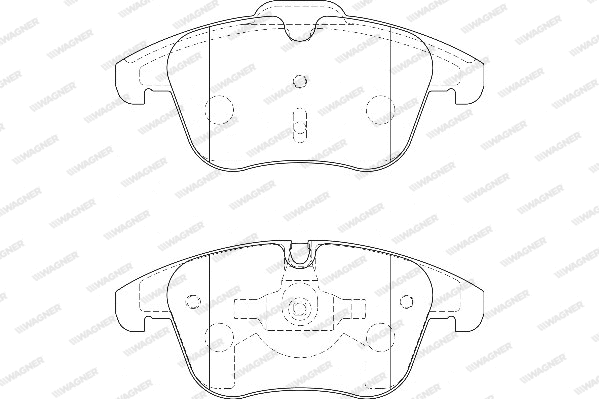 Brake Pad Set, disc brake (WBP24332A)