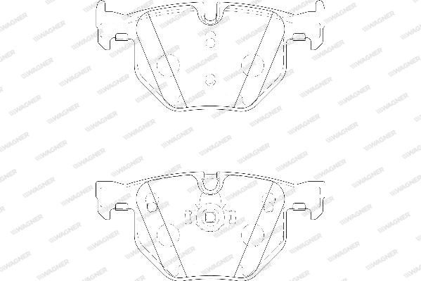 Brake Pad Set, disc brake (WBP23732A)