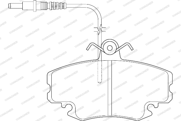 Brake Pad Set, disc brake (WBP21460A)