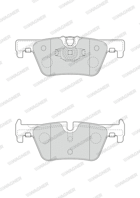 Brake Pad Set, disc brake (WBP25307A)