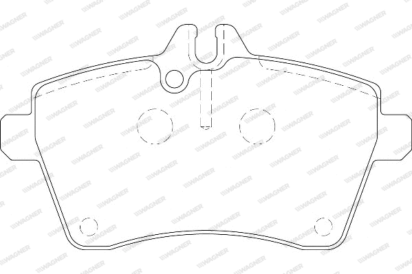 Brake Pad Set, disc brake (WBP24077A)