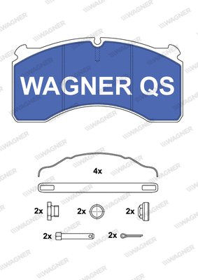 Brake Pad Set, disc brake (2912404950)