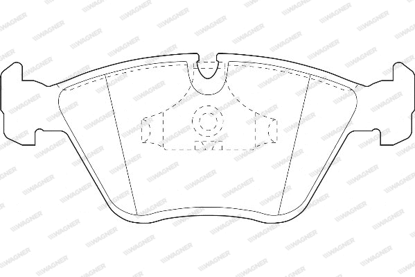 Brake Pad Set, disc brake (WBP20968A)