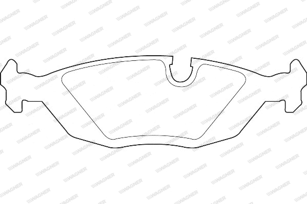 Brake Pad Set, disc brake (WBP20675A)